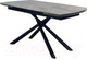 Миниатюра изображения товара Обеденный стол M-City Rivoli 140 Gloss / 614M05544 (Amber Jade Solid Ceramic/Black)