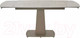 Миниатюра изображения товара Обеденный стол M-City Balde 140 Matt / 614M05566 (Latte Stone Solid Ceramic/Taupe)