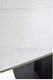 Миниатюра изображения товара Обеденный стол M-City Balde 140 Matt / 614M05567 (White Marble Solid Ceramic/Black)