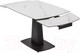 Миниатюра изображения товара Обеденный стол M-City Balde 140 Matt / 614M05567 (White Marble Solid Ceramic/Black)