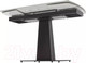 Миниатюра изображения товара Обеденный стол M-City Balde 140 Matt / 614M05567 (White Marble Solid Ceramic/Black)