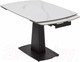 Миниатюра изображения товара Обеденный стол M-City Balde 140 Matt / 614M05567 (White Marble Solid Ceramic/Black)