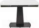 Миниатюра изображения товара Обеденный стол M-City Balde 140 Matt / 614M05567 (White Marble Solid Ceramic/Black)