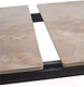 Миниатюра изображения товара Обеденный стол M-City Corner 120 Gloss / 614M05546 (Amber Jade Solid Ceramic/Black)