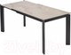 Миниатюра изображения товара Обеденный стол M-City Corner 120 Gloss / 614M05546 (Amber Jade Solid Ceramic/Black)