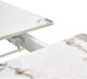 Миниатюра изображения товара Обеденный стол M-City Corner 120 Gloss / 614M05545 (Golden Jade Solid Ceramic/White)