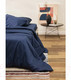 Миниатюра изображения товара Комплект постельного белья Tkano Essential TK24-DC0002 (темно-синий)