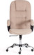 Миниатюра изображения товара Кресло офисное Tetchair СН9944 флок/хром (бежевый)