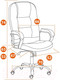 Миниатюра изображения товара Кресло офисное Tetchair СН9944 флок/хром (бежевый)
