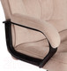 Миниатюра изображения товара Кресло офисное Tetchair СН9944 флок/хром (бежевый)
