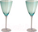 Миниатюра изображения товара Набор бокалов Lefard Mirage Emerald / 693-022 (2шт)