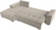 Миниатюра изображения товара Диван угловой Лига Диванов НордСтар левый / 121113L (микровельвет бежевый/подушки микровельвет бежевый)