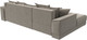 Миниатюра изображения товара Диван угловой Лига Диванов НордСтар левый / 121113L (микровельвет бежевый/подушки микровельвет бежевый)