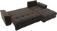Миниатюра изображения товара Диван угловой Лига Диванов НордСтар правый / 121109 (велюр коричневый/подушки велюр коричневый)