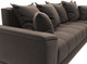 Миниатюра изображения товара Диван угловой Лига Диванов НордСтар правый / 121109 (велюр коричневый/подушки велюр коричневый)