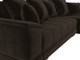 Миниатюра изображения товара Диван угловой Лига Диванов НордСтар правый / 121115 (микровельвет коричневый/подушки микровельвет коричневый)