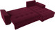 Миниатюра изображения товара Диван угловой Лига Диванов НордСтар правый / 121118 (микровельвет бордовый/подушки микровельвет бордовый)