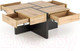Миниатюра изображения товара Журнальный столик Halmar Sevilla S (дуб крафт/черный)