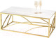Миниатюра изображения товара Журнальный столик Halmar Universe 3 (белый мрамор/золото)