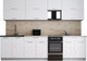 Миниатюра изображения товара Кухонный гарнитур Интерлиния Мила Gloss 50-29 (белый/белый/травертин серый)