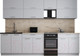 Миниатюра изображения товара Кухонный гарнитур Интерлиния Мила Gloss 50-29 (грей/грей/травертин серый)