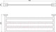 Миниатюра изображения товара Полка для полотенца Aquatek Либра AQ4322CR