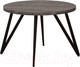 Миниатюра изображения товара Обеденный стол Millwood Женева 2 Л D110 (сосна пасадена/металл черный)