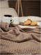 Миниатюра изображения товара Плед TexRepublic Deco Ромбики Фланель 200x220 / 93409 (коричневый)