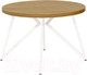 Миниатюра изображения товара Обеденный стол Millwood Женева Л D110 (дуб золотой Craft/металл белый)