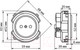 Миниатюра изображения товара Розетка TDM Байкал / SQ1819-0208 (агат)