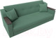 Миниатюра изображения товара Диван Лига Диванов Сенатор / 121575 (рогожка Амур зеленый)