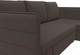 Миниатюра изображения товара Диван угловой Лига Диванов Слим правый / 121148 (рогожка Амур коричневый)