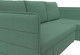 Миниатюра изображения товара Диван угловой Лига Диванов Слим правый / 121151 (рогожка Амур зеленый)