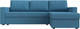 Миниатюра изображения товара Диван угловой Лига Диванов Траумберг Лайт правый / 121140 (рогожка Амур голубой)