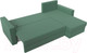 Миниатюра изображения товара Диван угловой Лига Диванов Траумберг Лайт правый / 121141 (рогожка Амур зеленый)