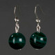 Миниатюра изображения товара Серьги Wolves Элитный Малахит Редкий Австралийский 40961 №1