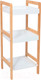 Миниатюра изображения товара Этажерка AksHome Magnolia 3 (бамбук/белый)