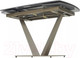 Миниатюра изображения товара Обеденный стол M-City Alatri 120 Matt / 614M05549 (Latte Stone Solid Ceramic/Taupe)