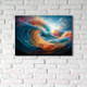 Миниатюра изображения товара Картина на стекле Stamprint Бушующее море 3 AR072 (70x100)
