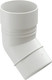 Миниатюра изображения товара Колено трубы водосточной Docke Dacha 80мм 45 градусов (белый)