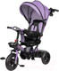 Миниатюра изображения товара Трехколесный велосипед с ручкой Farfello PL-02 (фиолетовый)