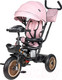 Миниатюра изображения товара Трехколесный велосипед с ручкой Farfello PL-03 (розовый)