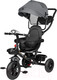 Миниатюра изображения товара Трехколесный велосипед с ручкой Farfello PL-04 (серый)