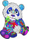 Миниатюра изображения товара Пазл Sima-Land Honey Panda / 9375725 (117эл)