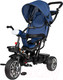 Миниатюра изображения товара Трехколесный велосипед с ручкой Farfello PL-07 (синий)