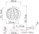 Миниатюра изображения товара Прикроватная лампа Moderli Flake / V11009-T