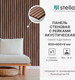 Миниатюра изображения товара Реечная панель STELLA Comfort Standart Акустическая Дуб Винтаж МДФ (600х600х9)