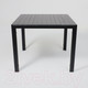 Миниатюра изображения товара Стол садовый AksHome Sicily 90x90x73 (сталь черная/черный)