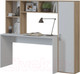 Миниатюра изображения товара Письменный стол Genesis Мебель Прямой (дуб сонома/белый)