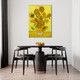 Миниатюра изображения товара Картина на стекле Stamprint Подсолнухи 2 В. ван Гог PT006 (100x70)